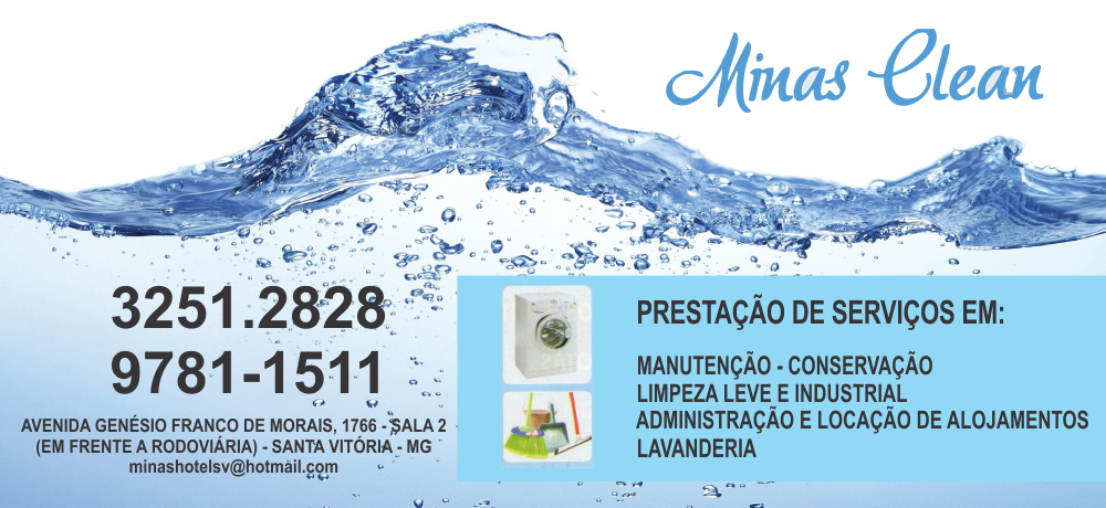 MINAS CLEAN - PRESTAÇÃO DE SERVIÇOS EM SANTA VITÓRIA