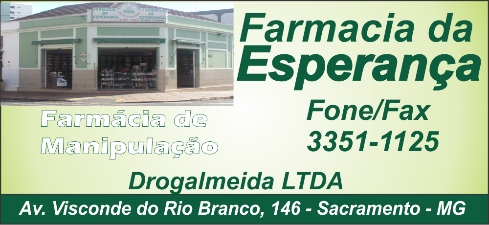 FARMÁCIA DA ESPERANÇA - DROGARIA EM SACRAMENTO