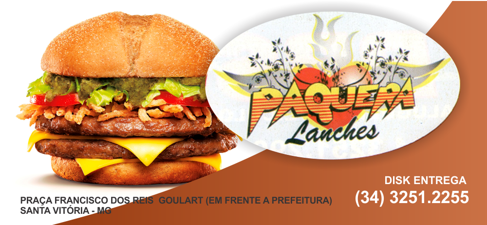 PAQUERA LANCHES - DISK LANCHES EM SANTA VITÓRIA