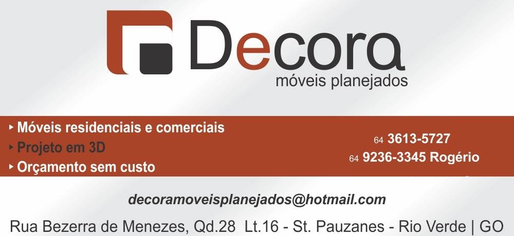 DECORA MÓVEIS PLANEJADOS EM RIO VERDE