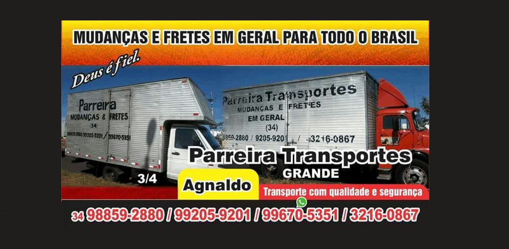 PARREIRA FRETES E MUDANÇAS - DISK FRETES E MUDANÇAS EM UBERLÂNDIA