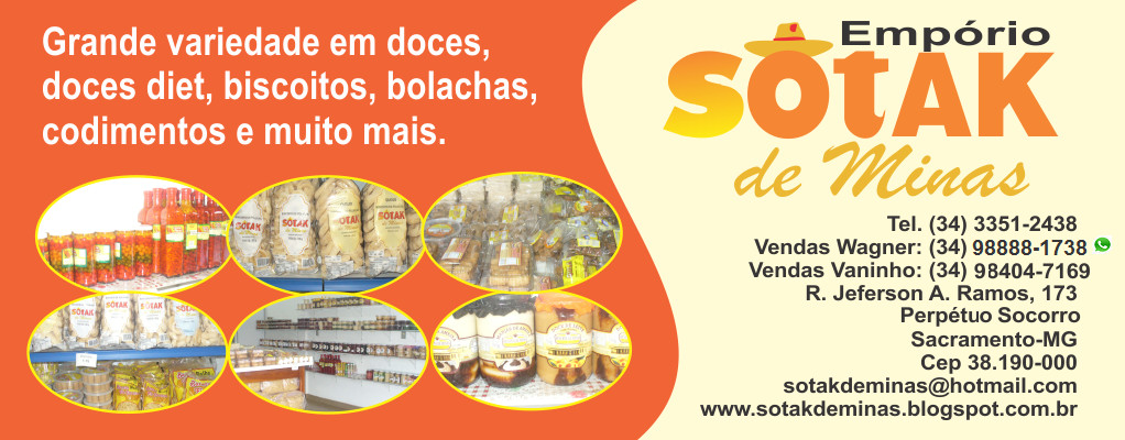 EMPÓRIO SOTAK DE MINAS - FÁBRICA DE BISCOITO SACRAMENTO