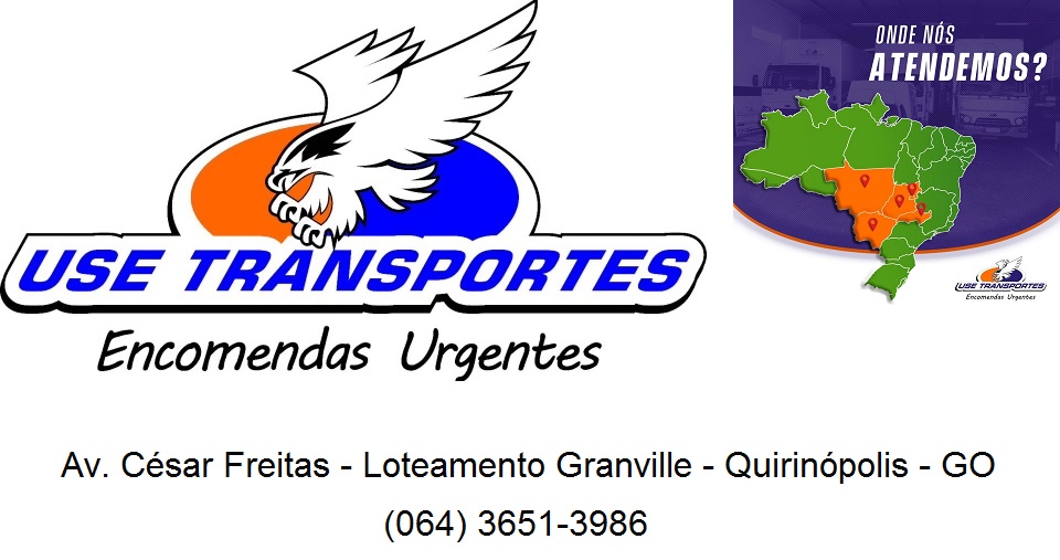 USE TRANSPORTES - DISK ENCOMENDAS EM QUIRINÓPOLIS