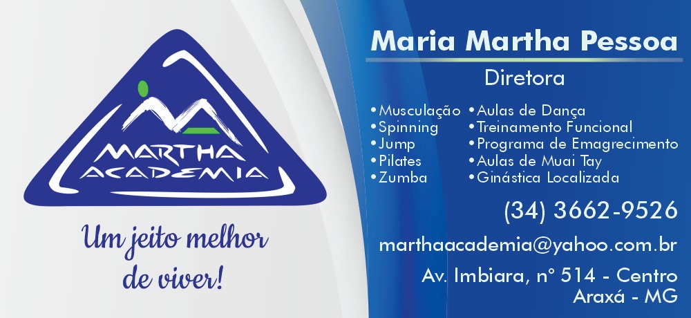 MARTHA ACADEMIA EM ARAXÁ