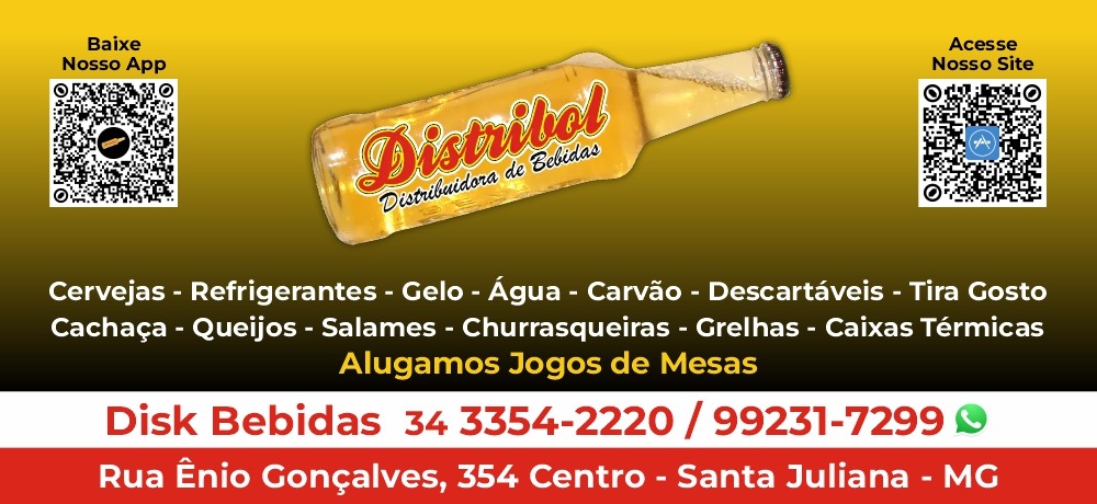 DISTRIBOL DISTRIBUIDORA DE BEBIDAS - DISK BEBIDAS EM SANTA JULIANA