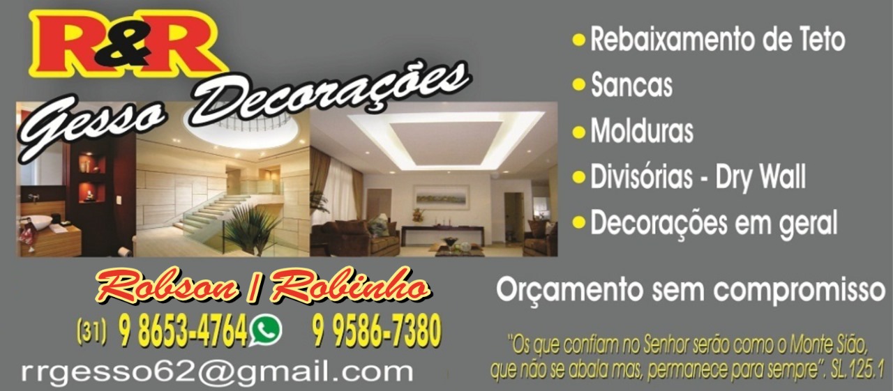 R&R GESSO EM SANTANA DO RIACHO
