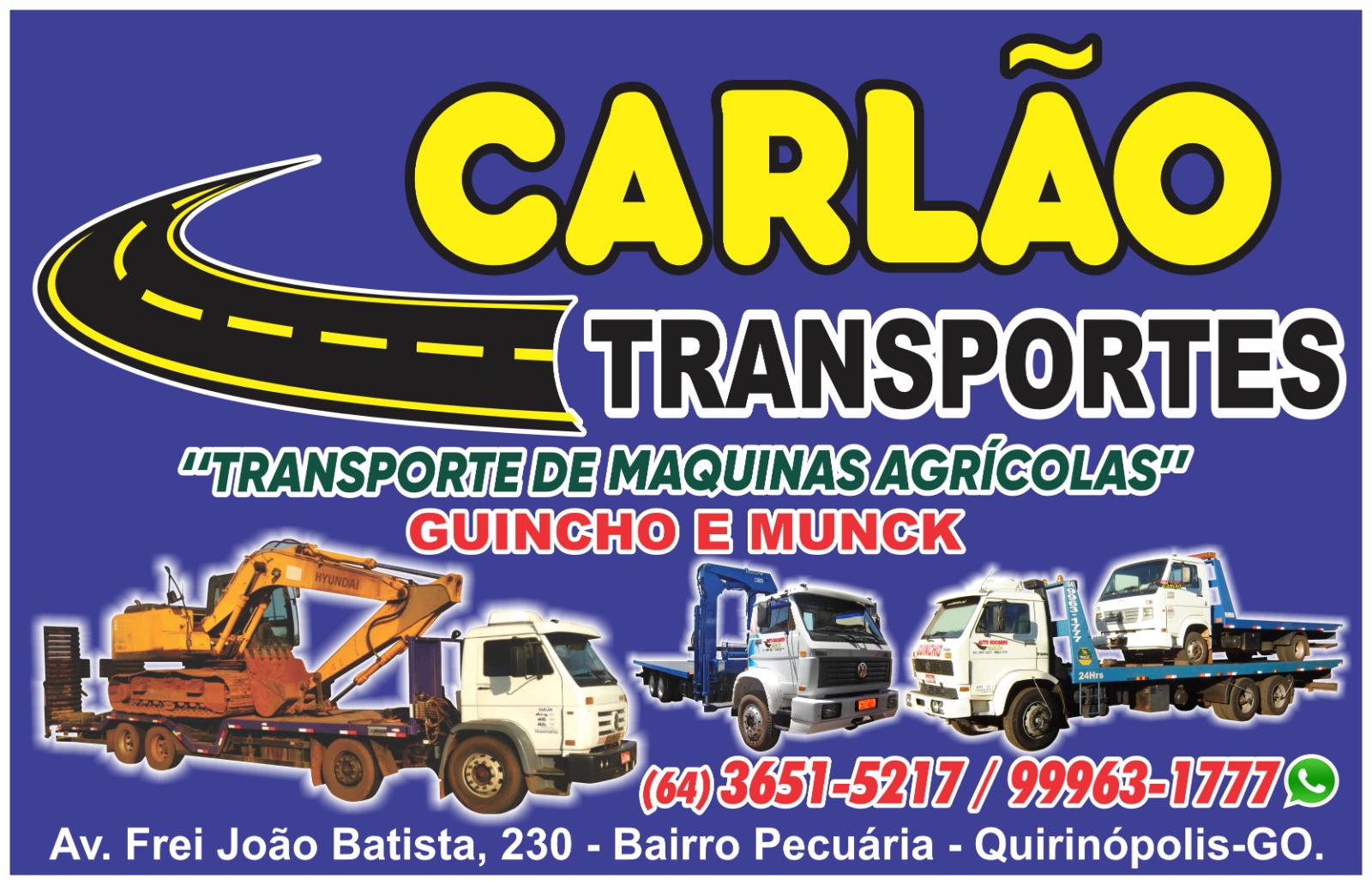 CARLÃO AUTO SOCORRO - GUINCHO E MUNCK EM QUIRINÓPOLIS