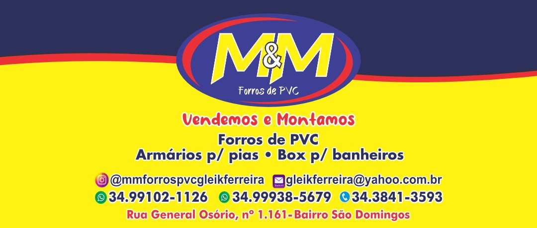 M&M FORROS DE PVC EM COROMANDEL