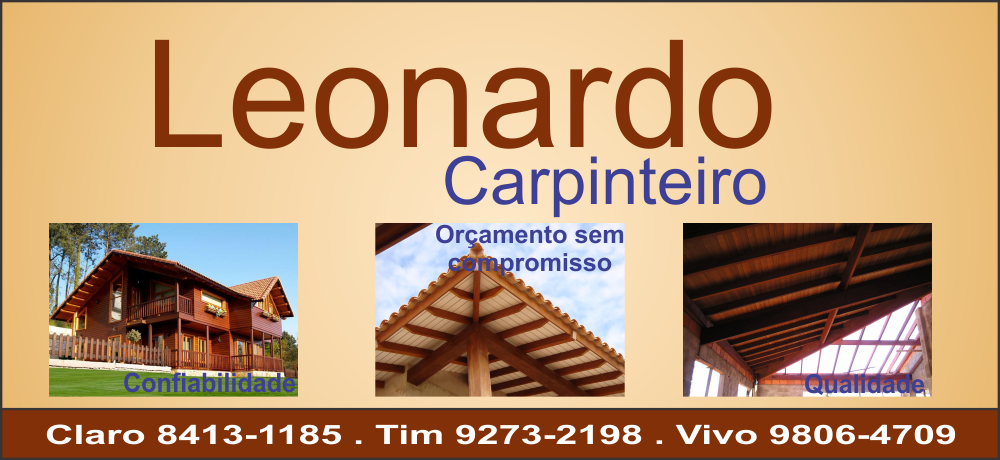 LEONARDO CARPINTEIRO EM SACRAMENTO