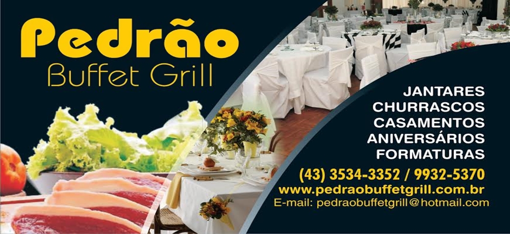 PEDRÃO BUFFET GRILL - BUFFET EM SANTO ANTÔNIO DA PLATINA