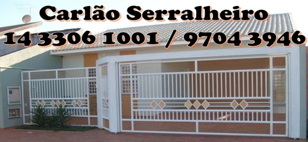 CARLÃO SERRALHEIRO - FABRICAÇÃO DE PORTÕES EM MARÍLIA